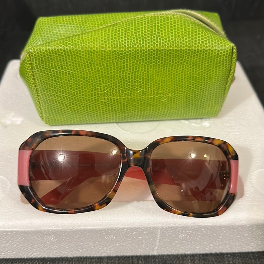 Lilly Pulitzer tortoise color sunglasses